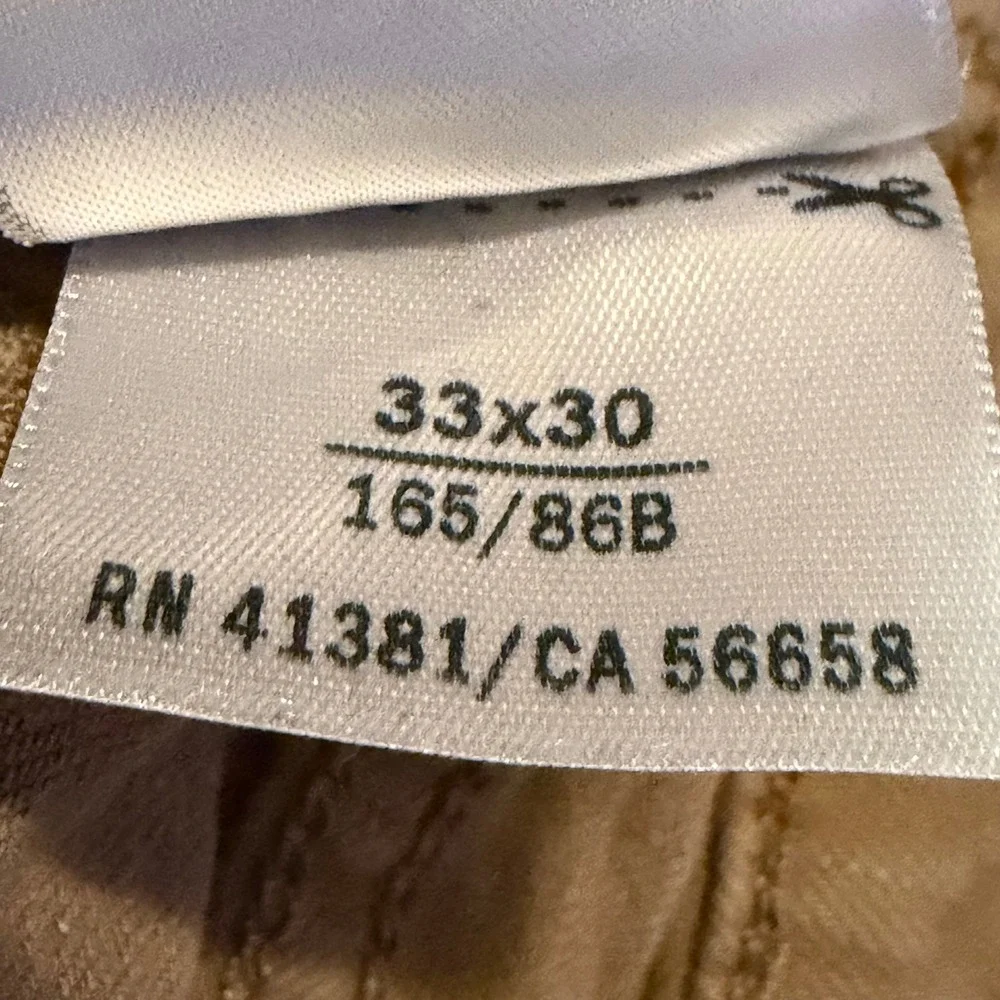 Polo Ralph Lauren Hampton Relaxed Straight Pants Tan Khaki Mens 33x30 Stretch